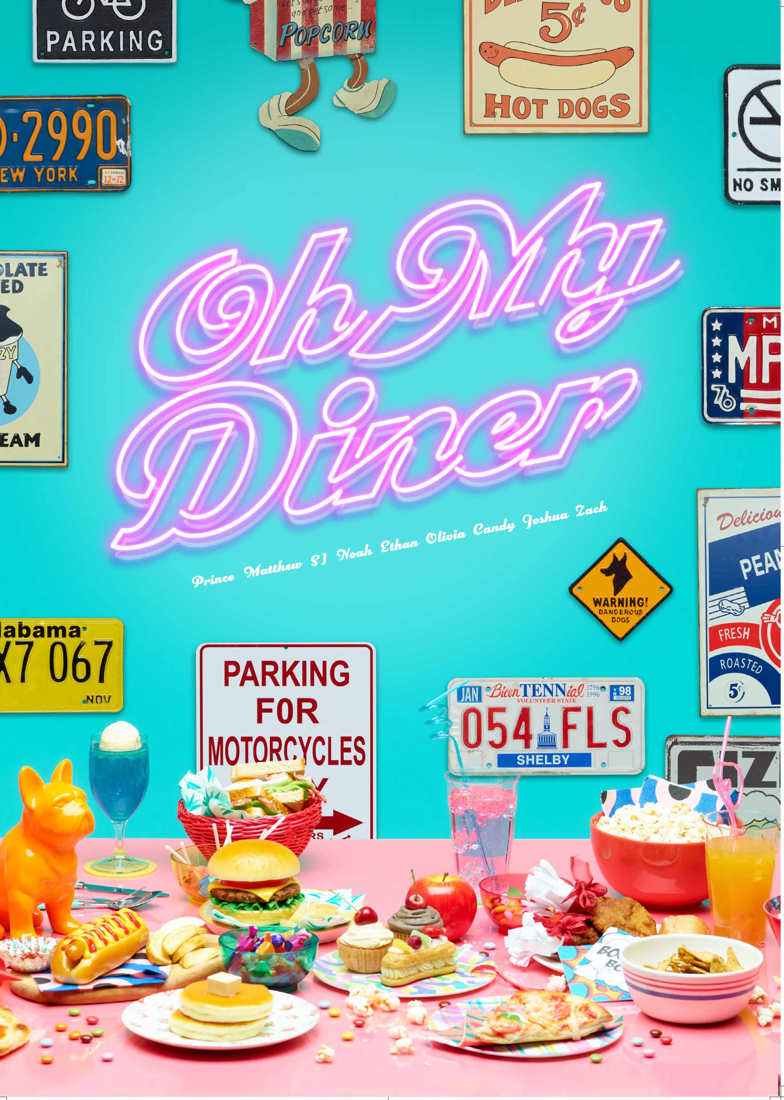 『Oh My Diner』公演パンフレットイメージ